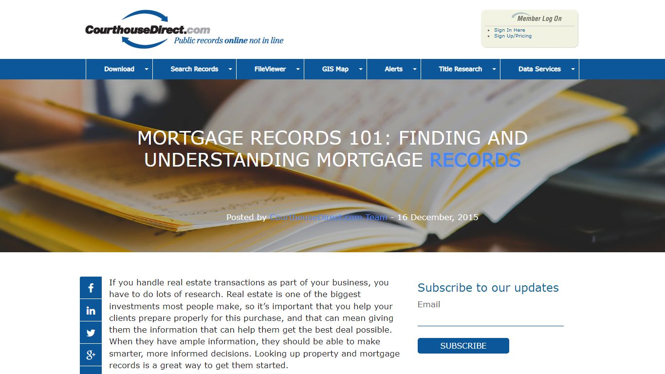 Mortgage Records 101: Finding and Understanding Mortgage Records